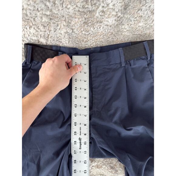 Mango MNG Mens Sz 30 Navy Performance Chino Pants Comfort Stretch Waist - Picture 6 of 13